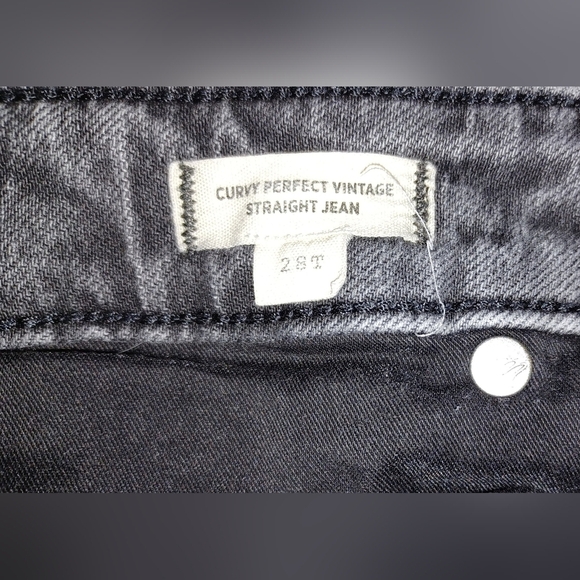 A Madewell The Curvy Perfect Vintage Straight Jean Lunar Wash - Picture 6 of 9